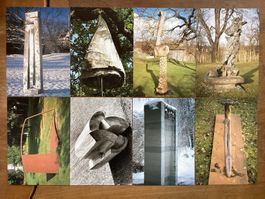 8 AK Kunstphotographien von Skulpturen