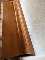 Sitzbank aus Holz massiv, mit Stauraum