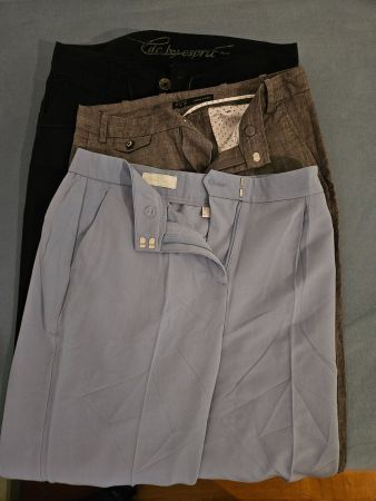 3 elegante Stoffhosen Gr. 38 Calissonne/Benitas