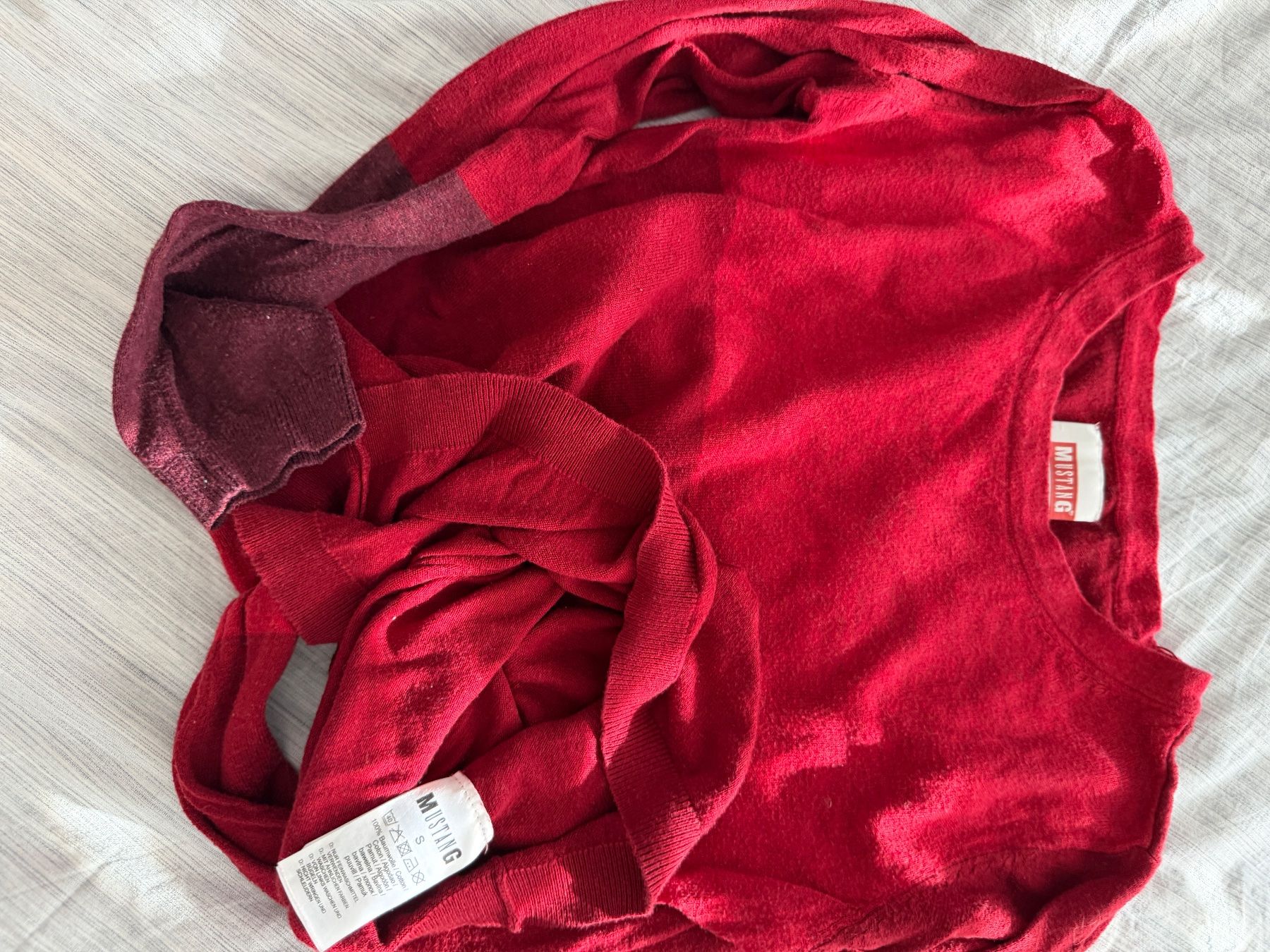 Pullover & Sweatshirts: Damen Pullover Mustang rot Grösse S – Gebraucht aus Adliswil von StyleAgain 3