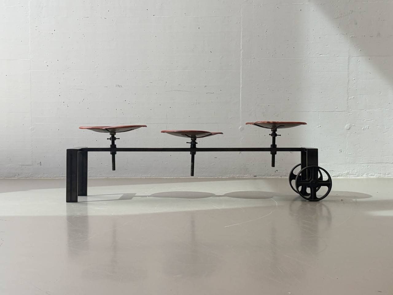 Panchine: Sitzbank von KARE Design mit Ledersitzen, 2000er – Usato da Zürich venduto da LeMoege 2