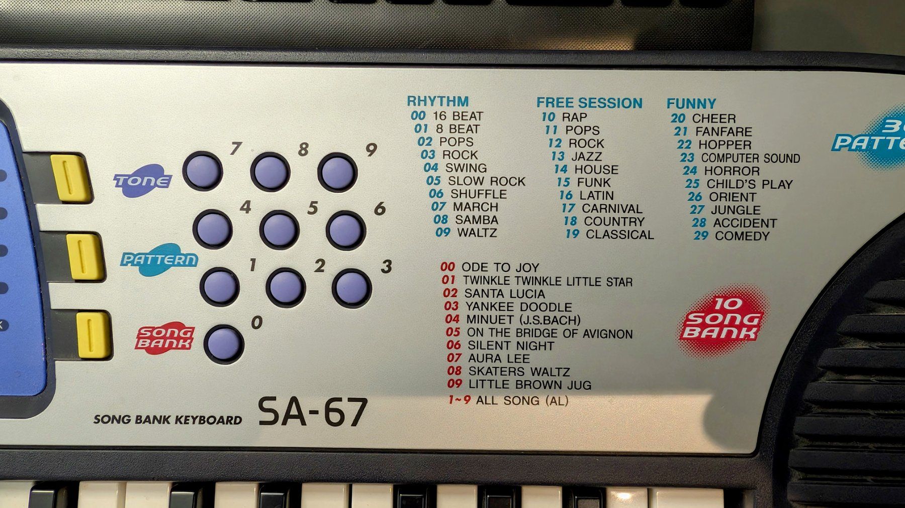 Casio Strumenti musicali: Kinder-Keyboard von Casio mit Rhythmus-Computer ab Fr. 1.- – Usato da Adliswil venduto da Ray3 3
