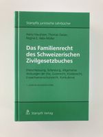 Das Familienrecht des Schweizerischen Zivilgesetzbuches NEU!
