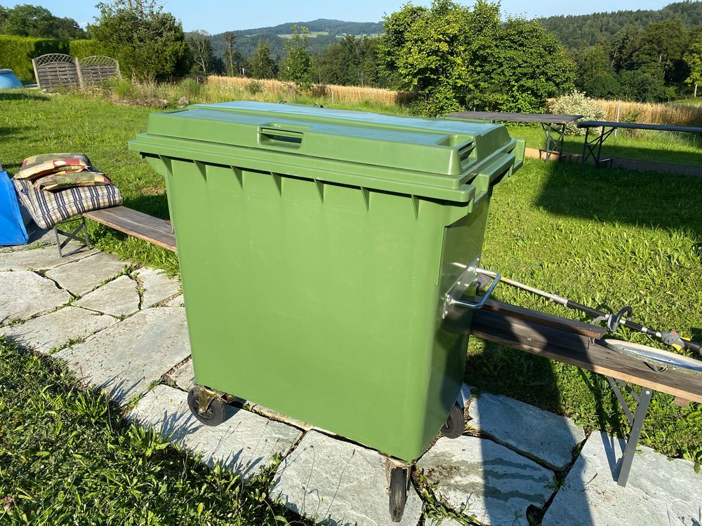 Grüngut-Container 660l (gross, nie befüllt, fast wie neu) (Neu (gemäss ...