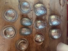 Lot anciens Moule chocolat schokoladenform oeuf