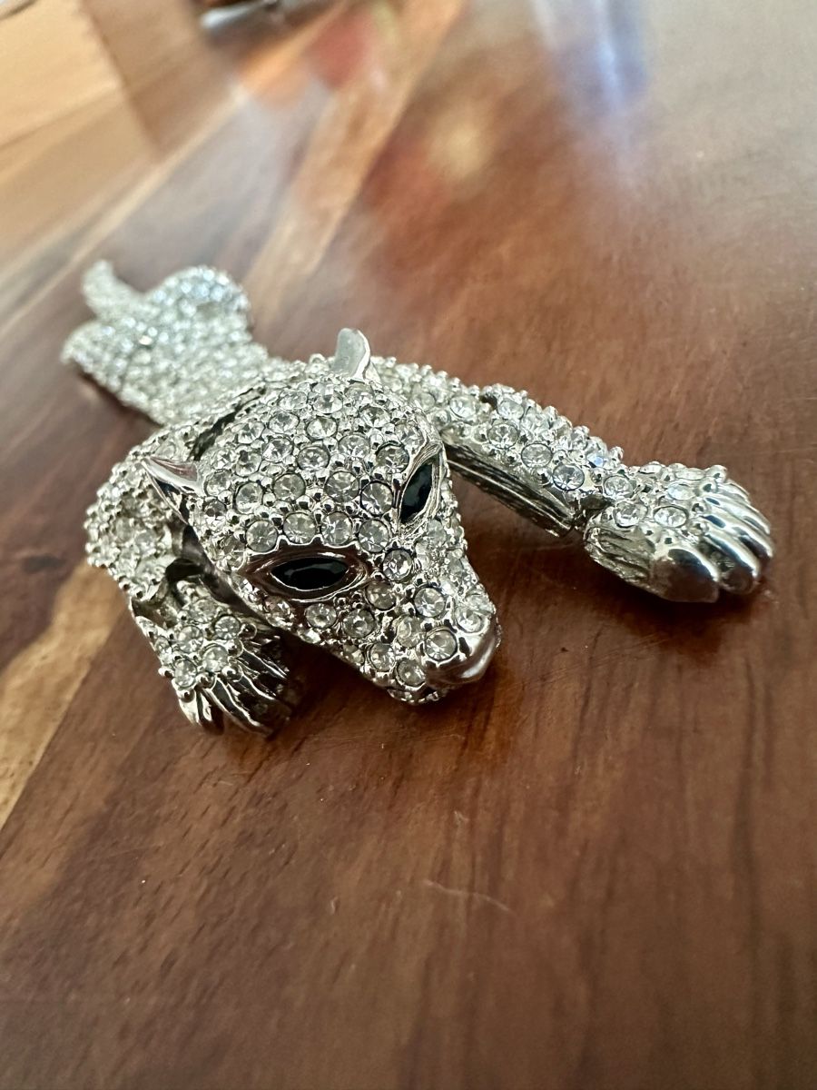 Spille & Fermagli: Vintage Schulterbrosche Strass Puma – Usato da Affoltern am Albis venduto da Sveta75 2