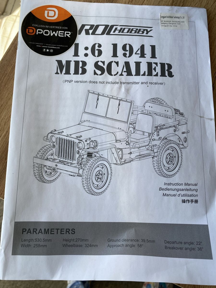 Modellismo RC: MB SCALER 1:6 Modell – Nuovo (secondo la descrizione) da Bächli (Hemberg) venduto da aika012 4