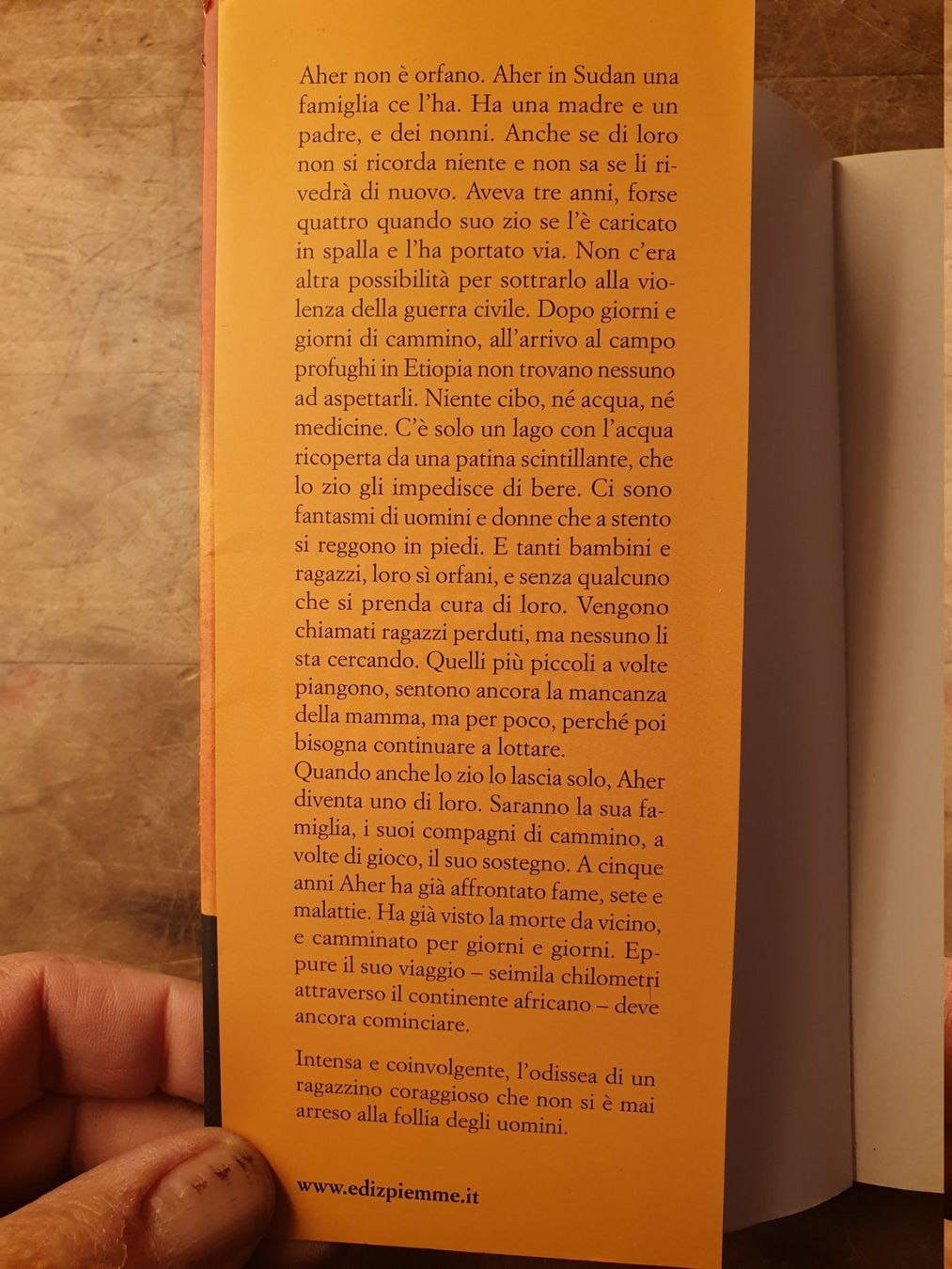Libri: Li Ragazzo Perduto - Aher Arop Bol – Usato da Zürich venduto da loosebone 1