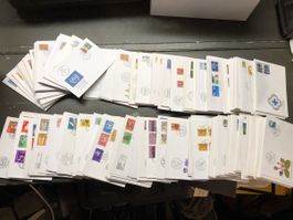 Briefmarken Sammlung Schweiz Ersttagsbriefe Lot Konvolut