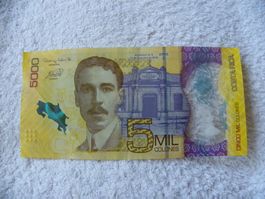 Costa Rica 5,000 Colones 2018 Polymer