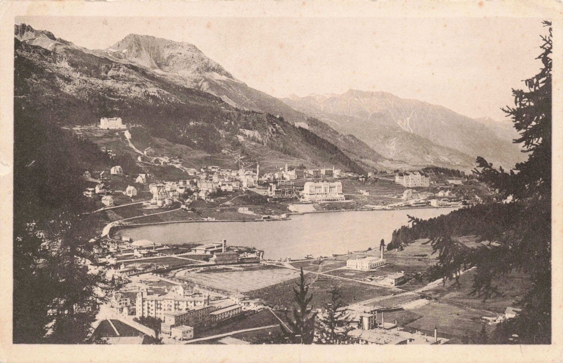 Cartoline postali: St. Moritz Dorf e Bad – Usato da Biasca venduto da Blenio71