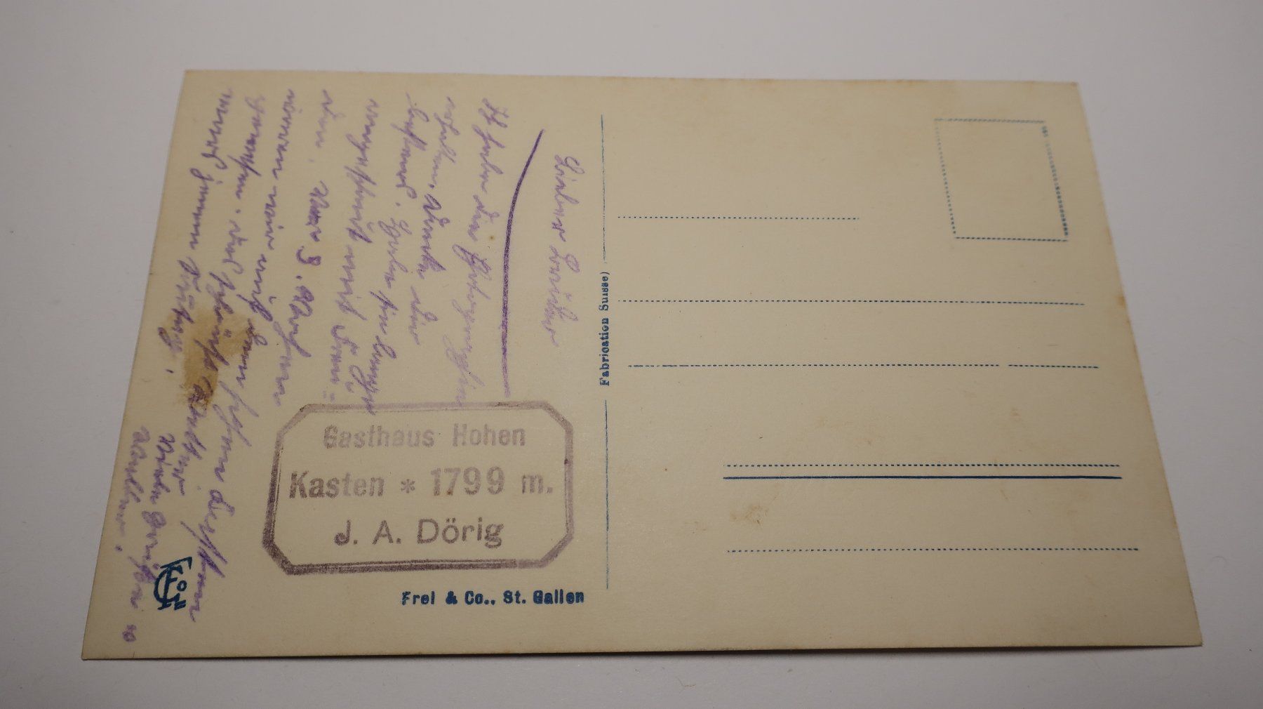 Cartoline postali: Hoher Kasten N° 3472 – Usato da Cormoret venduto da Pascalll2001 5