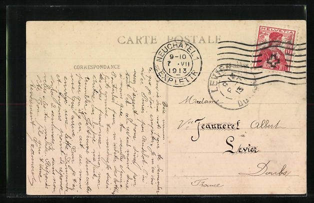 Cartes postales: Neuchatel, Ecole Pensionnat Catholiques – D'occasion à Berlin par bartko-reher 1
