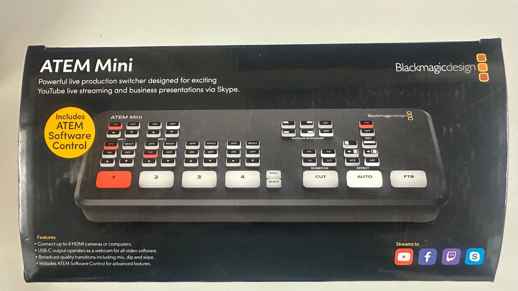 Autres accessoires: Blackmagic Design ATEM Mini Videomischer gebraucht – D'occasion à Basel par mediaTon