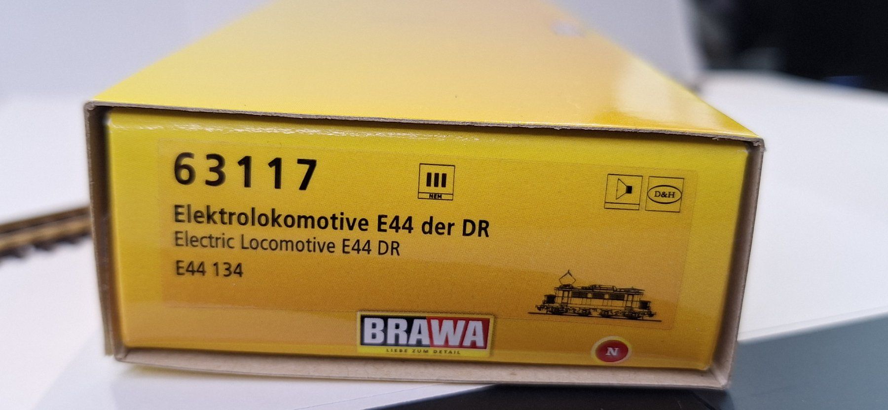 Brawa Modellini di ferrovie: Brawa 63117, E44 DR, DCC + SX + Sound, Neu, OVP – Nuovo e nell'imballaggio originale da Oberarth venduto da fleozwei 5