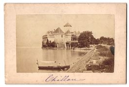 Fotografie Chillon, Uferpartie mit Blick