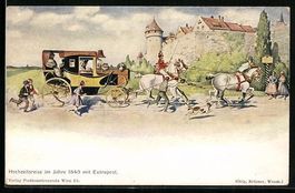Hochzeitsreise im Jahre 1840 mit Extrapo