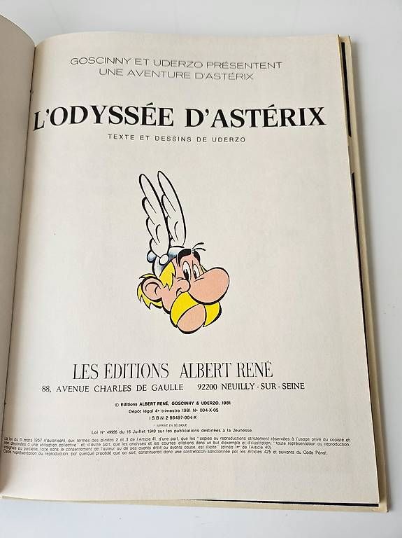Fumetti: L'odyssée d'Astérix – Usato da Genève venduto da show88 1