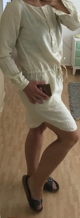 Wie neu: ASPESI Kleid, vestito, robe, 38 / M, Leinen, Tunika