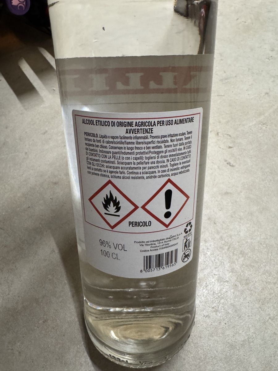 Bevande alcoliche: Alcool Pallini 96% vol, 1 litre – Nuovo e nell'imballaggio originale da Bussigny venduto da Maxence10 2