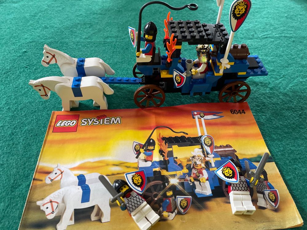 Lego SYSTEM Kutsche, König, Ritter, Pferde.. 6044 | Kaufen auf Ricardo