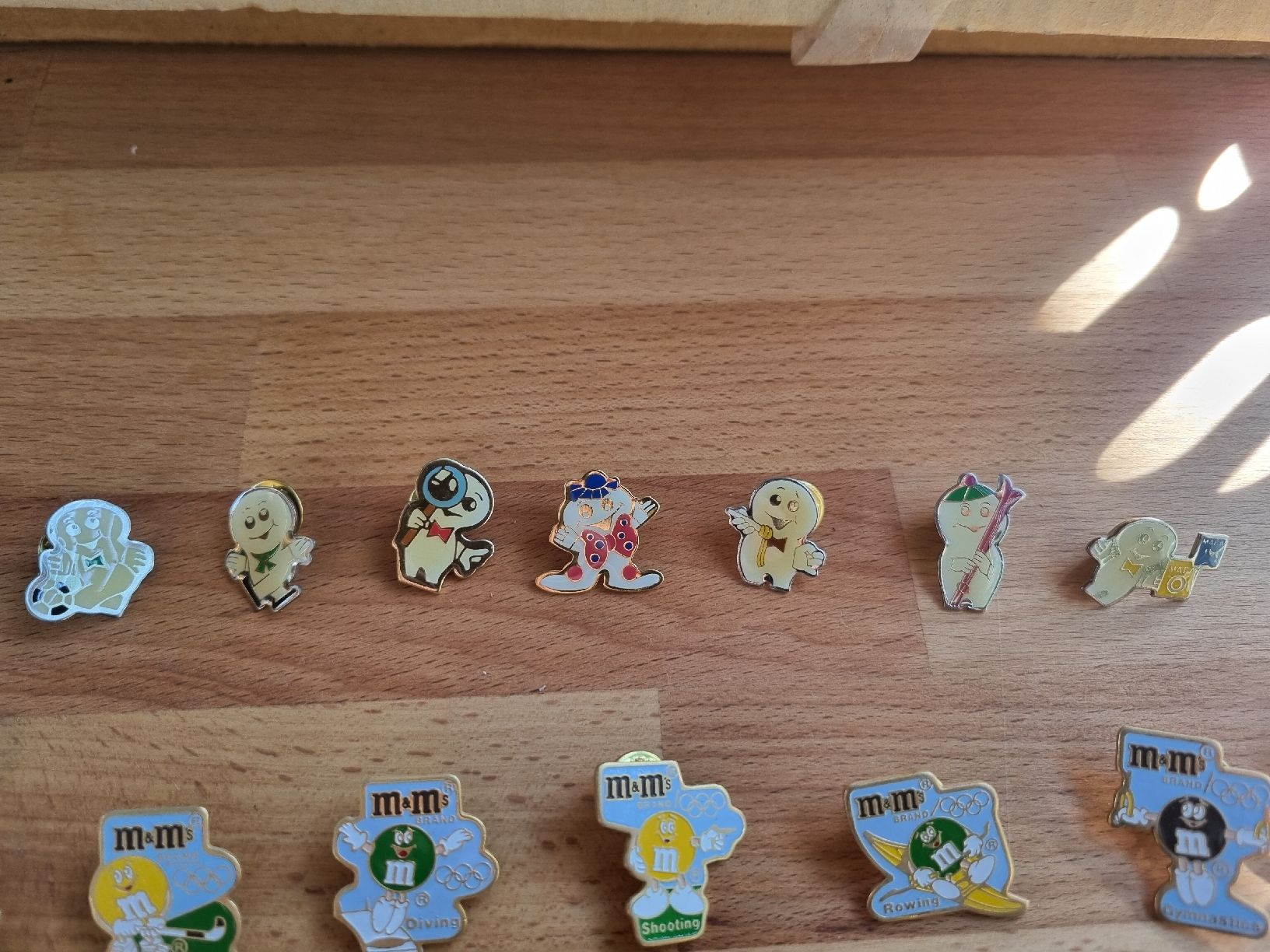 Placchette & Badge: Pinsammlung M&m Coca-Cola Olympiaden  – Usato da Zurzach venduto da Poloniusgold 1