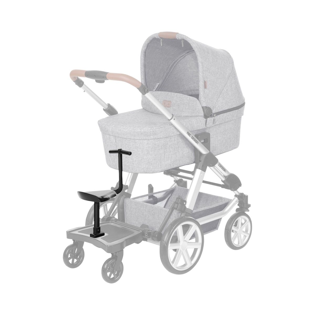 ABC Design Accessori per carrozzine: ABC DESIGN Buggy-Board Kiddy Ride On 2 mit Sitz – Nuovo e nell'imballaggio originale da Aesch BL venduto da Molny 5