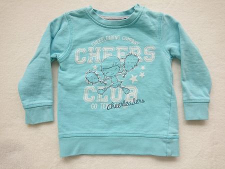 Baby Girl Pullover Blue Seven Gr. 74 100% Baumwolle Türkis