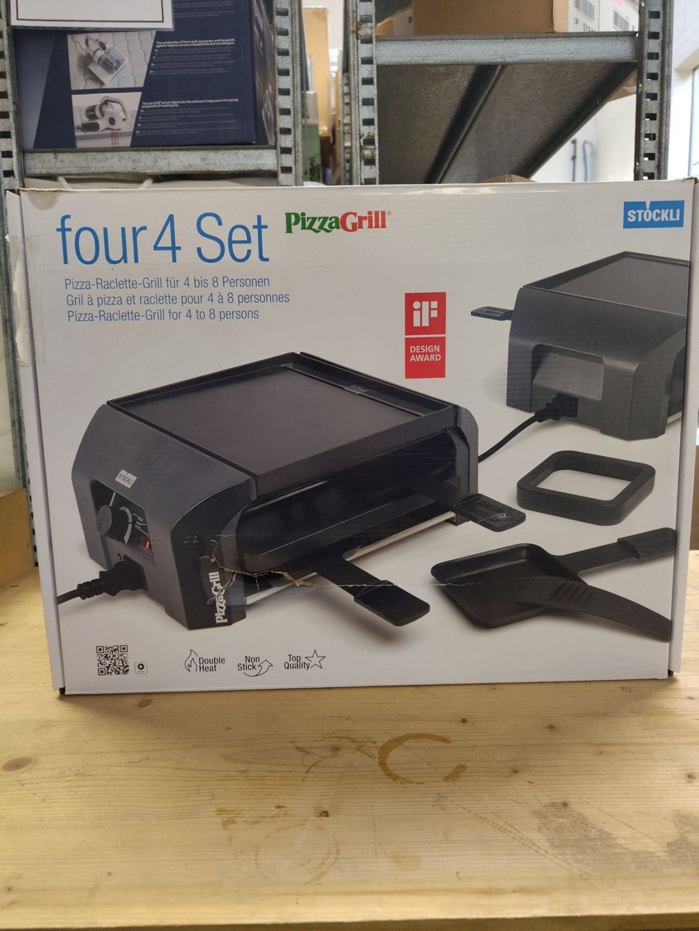 Stöckli Küchengeräte: Stöckli - PizzaGrill FourFour Set – Neu und originalverpackt aus Dällikon von Retouren_Resale