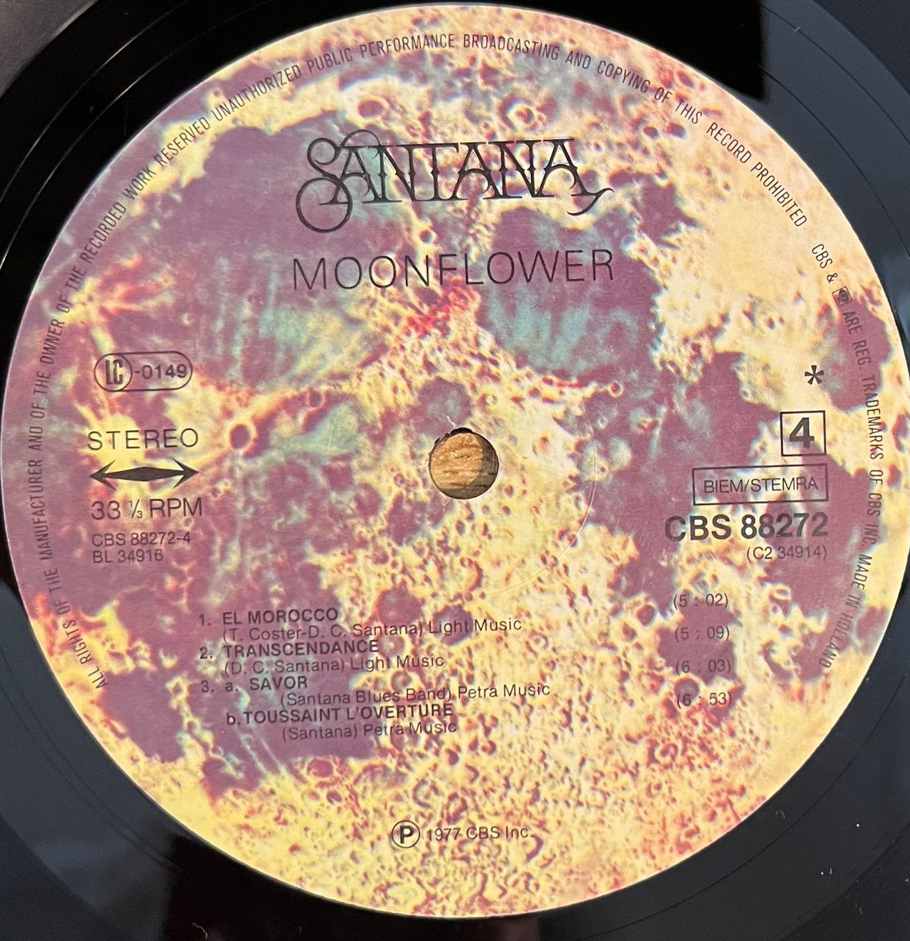 Vinyles: SANTANA - MOONFLOWER - 2 Vinyles 33 Tours – D'occasion à Bussigny par vinyl-pas-cher 7