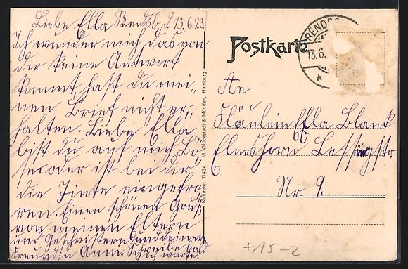 Bilder & Poster: Rendsburg, Grafenstrasse mit Kaserne und – Gebraucht aus Berlin von bartko-reher 1