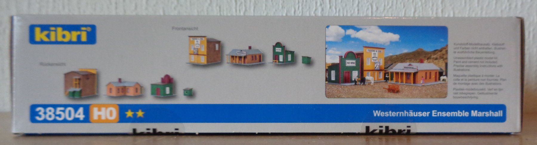 Kibri Modelleisenbahnen: Kibri 38504, Westernhäuser Ensemble Marshall, H0 – Neu und originalverpackt aus Arbon von lyres 1