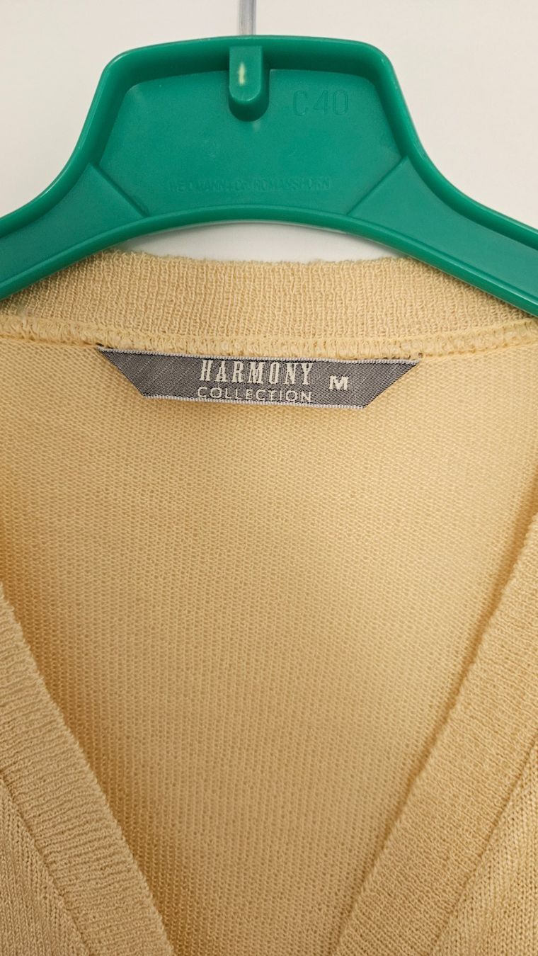 Maglioni & Felpe: Giacchettino color pesca tg.M acrilico Harmony collection – Usato da Melano venduto da H-Sara 2