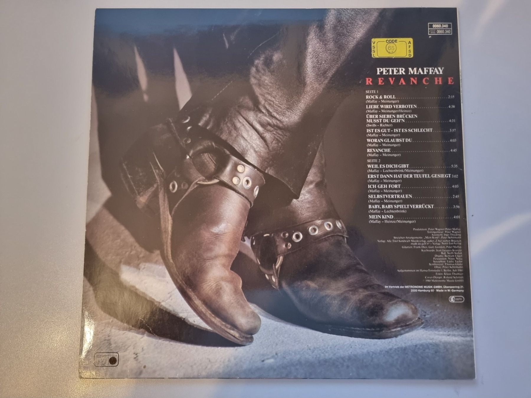 Dischi in vinile: LP Peter Maffay – Revanche – Usato da Schaffhausen venduto da Kellerrassel 2