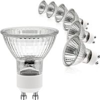 6 Stück GU10 Halogenstrahler 230V 50W Halogen Reflekto