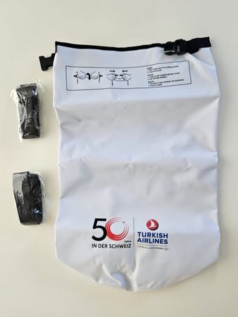 Turkish Airlines Drybag Wasserdicht 50 Jahre Switzerland