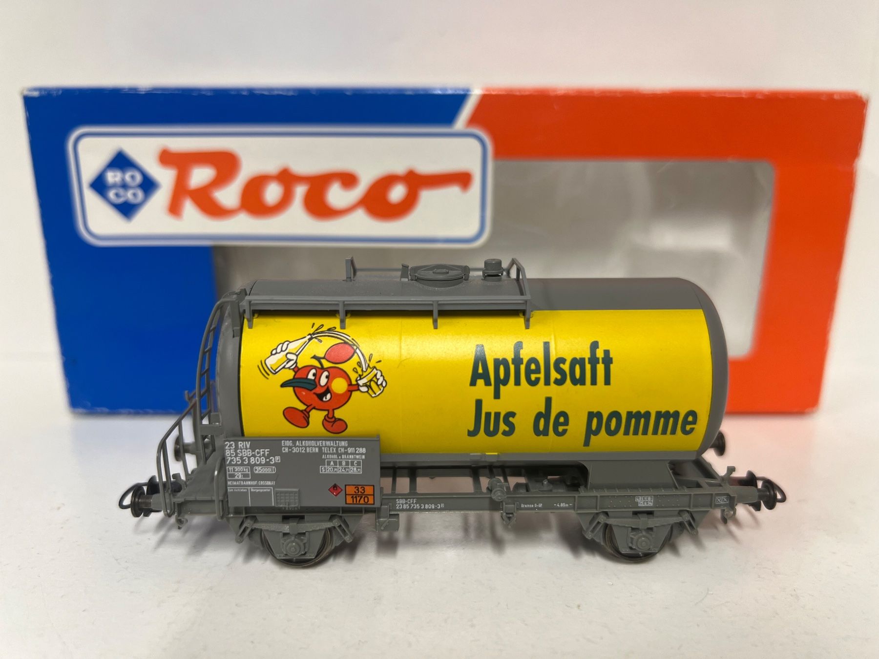 Roco Modellini di ferrovie: Roco 46667 Apfelsaft SBB H0 DC – Nuovo (secondo la descrizione) da Geroldswil venduto da TopTrain54