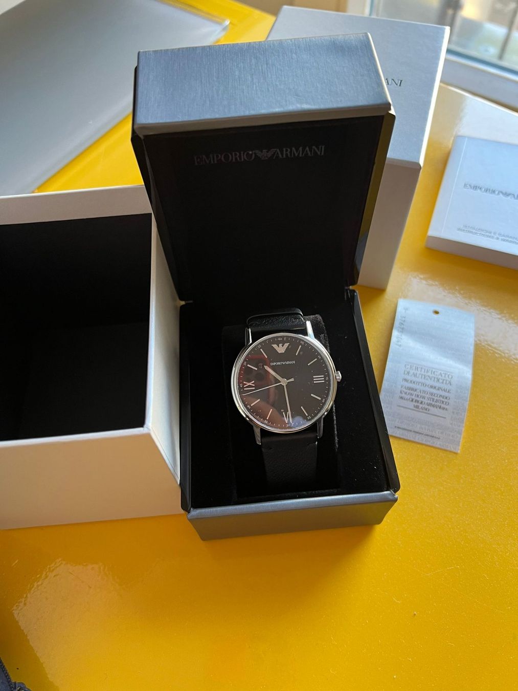 Armani Orologi: Armani Herrenuhr – Nuovo e nell'imballaggio originale da Lupfig venduto da Pluribus 1