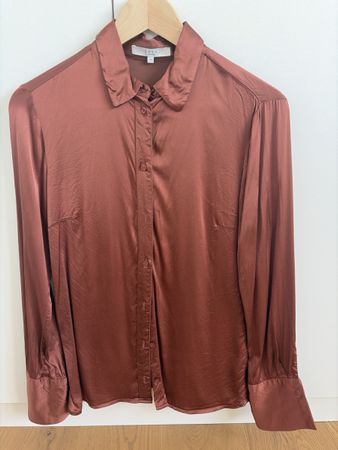Elegante Bluse Yaya, kupferfarben