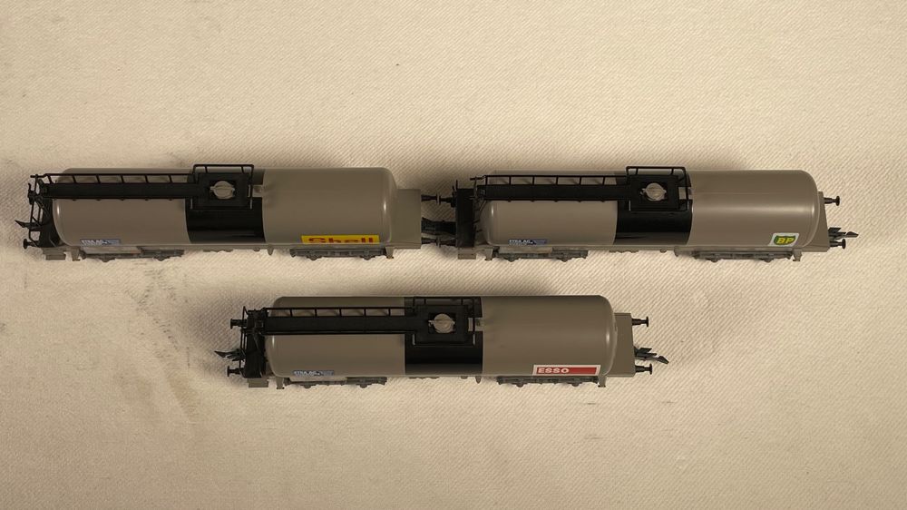 Coffret de 3 wagons-citernes EVA DB / NEM MHI 1994 MARKLIN MAR-4855