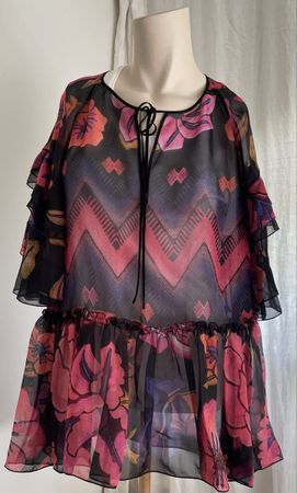 Fantastische Seidenbluse von Alberta Ferretti, von Gassmann