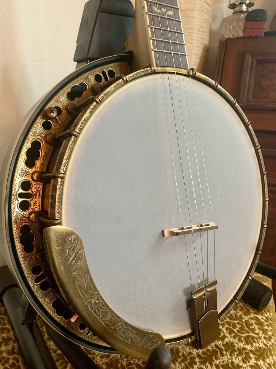 Strumenti musicali: 5 String Bluegrass Banjo Barnes & Mullins Troubadour – Usato da Auenstein venduto da Stevezee 4