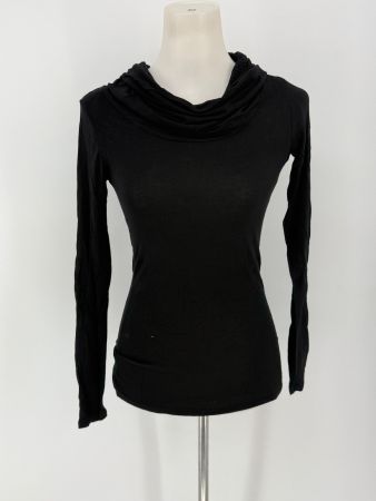 Shirt mit Wasserfallkragen Gr. S von Zebra