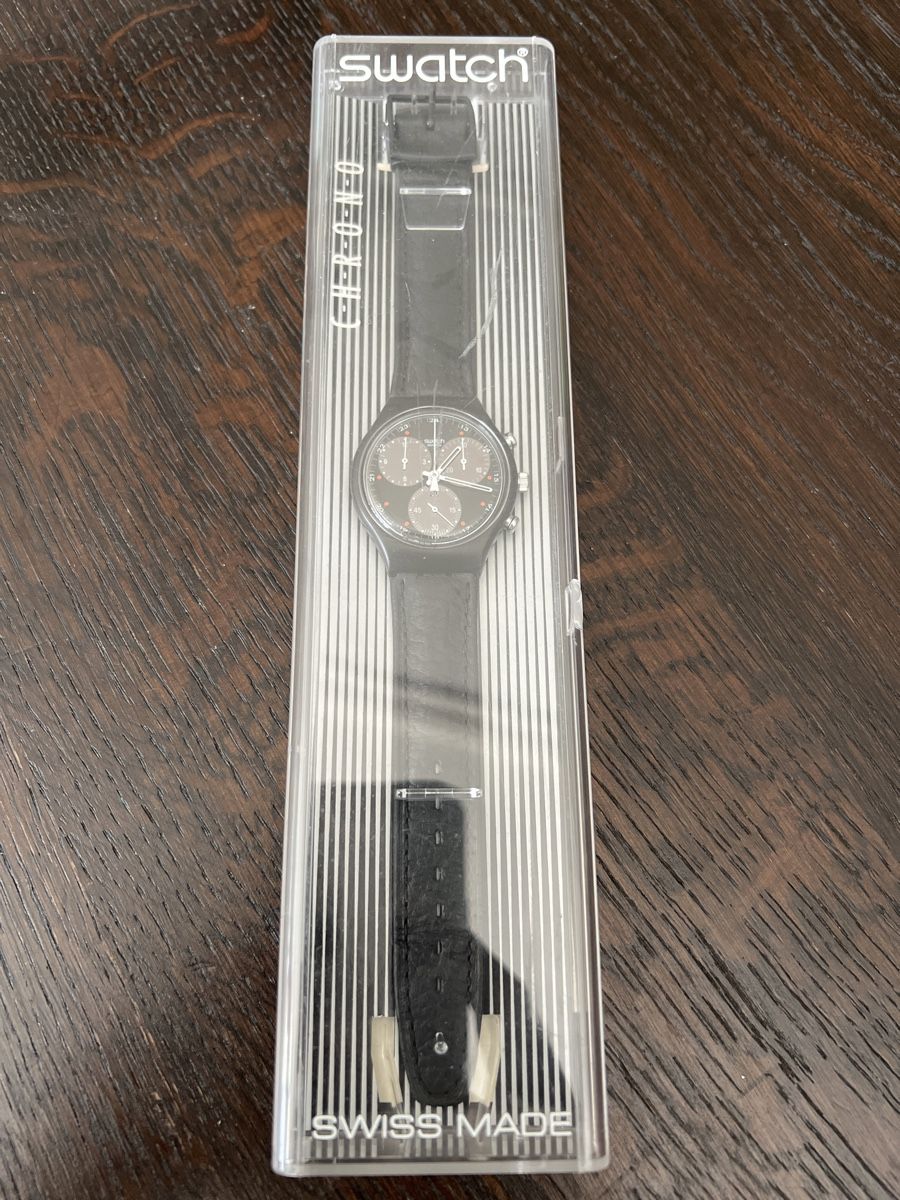 Swatch Uhren: Swatch Chrono (SCB106) Wallstreet – Neu und originalverpackt aus Künten von Spike17