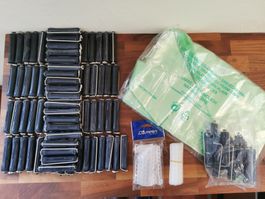 91 Stk. Dauerwell-Wickler / Dauerwellstäbchen / Einweg-Haube