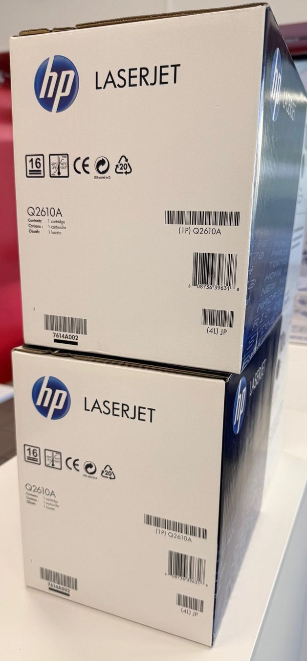 Hewlett Packard Cartucce per stampanti & toner: 2 toner originale HP 10A Nero - Q2610A – Nuovo e nell'imballaggio originale da Bellinzona venduto da Ario13 1