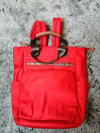 Parfois Damen Rucksack Rot "LOVE IS MAGIC"
