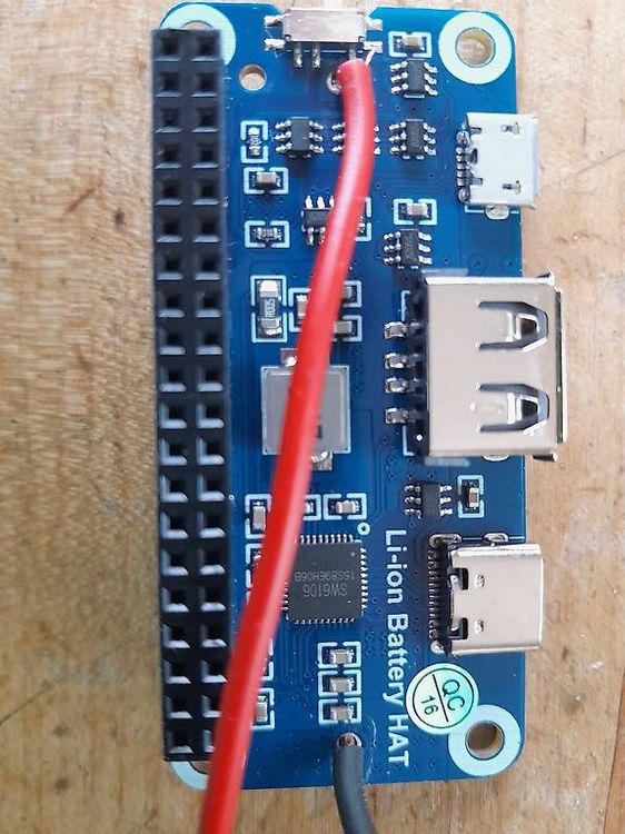 Li-Ion Battery HAT für Raspberry Pi, 5V Output, Quick Charge | Kaufen ...