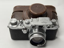 Sharkskin Leica IIIc mit Summitar 5cm