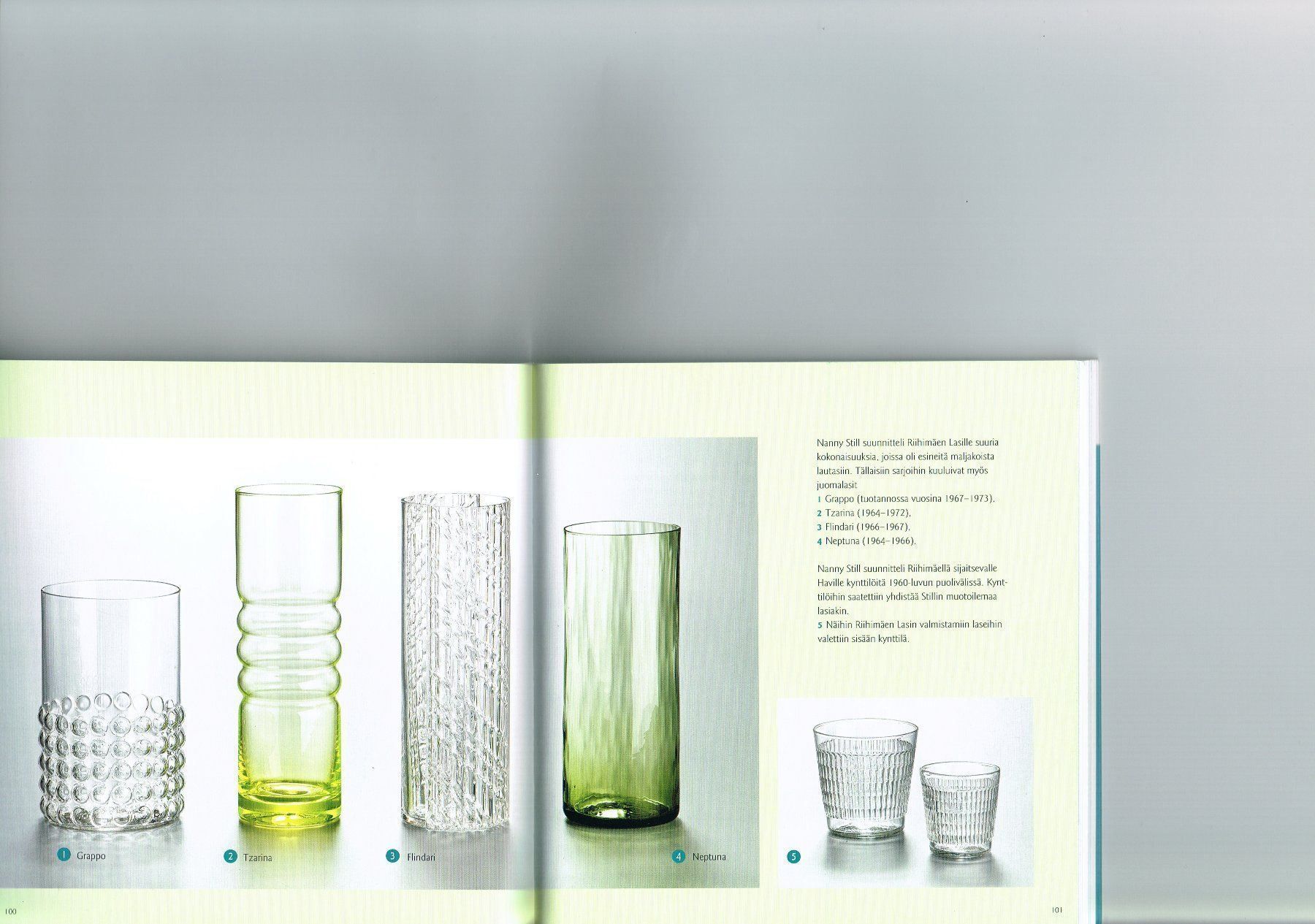 Iittala Bicchieri: Finnisches Gläser- und Pitcherset – Usato da Worblaufen venduto da AINO-room 4